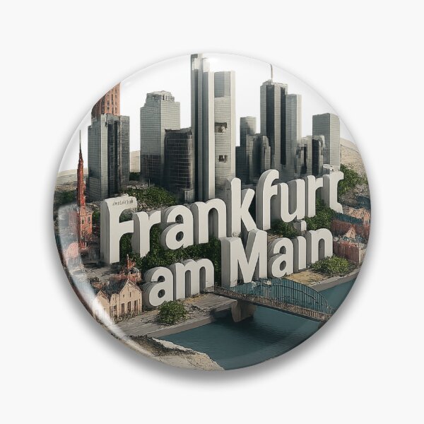 Item preview, Frankfurt am Main map designed and sold by Kogart.