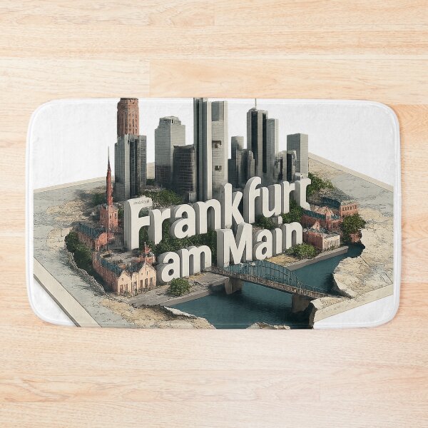 Item preview, Frankfurt am Main map designed and sold by Kogart.
