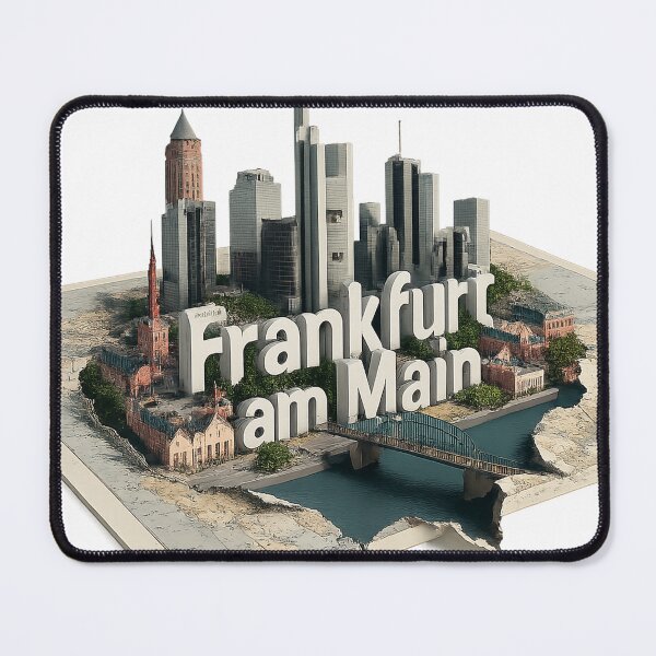 Item preview, Frankfurt am Main map designed and sold by Kogart.