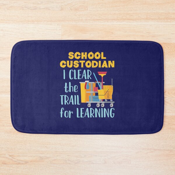Item preview, School Custodian I Clear the Trail for Learning designed and sold by jaygo.