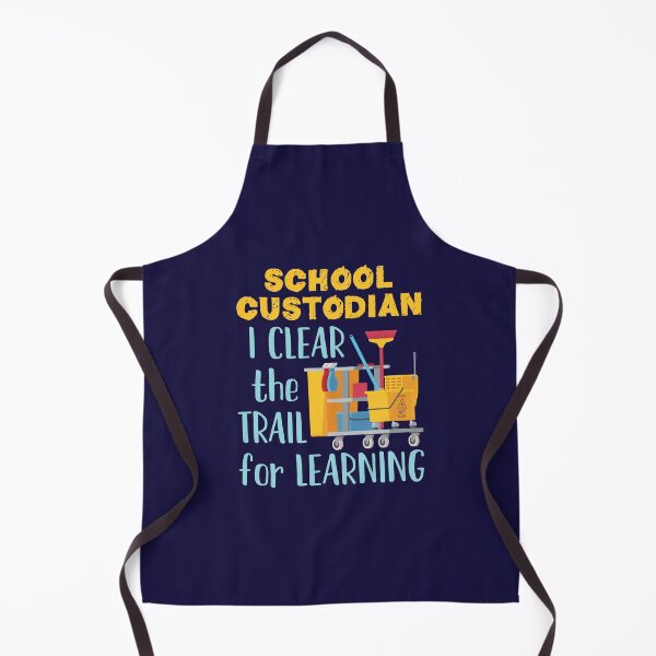 Item preview, School Custodian I Clear the Trail for Learning designed and sold by jaygo.
