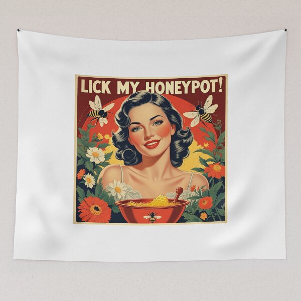 Item preview, Lick my honeypot! designed and sold by NicMacTees.