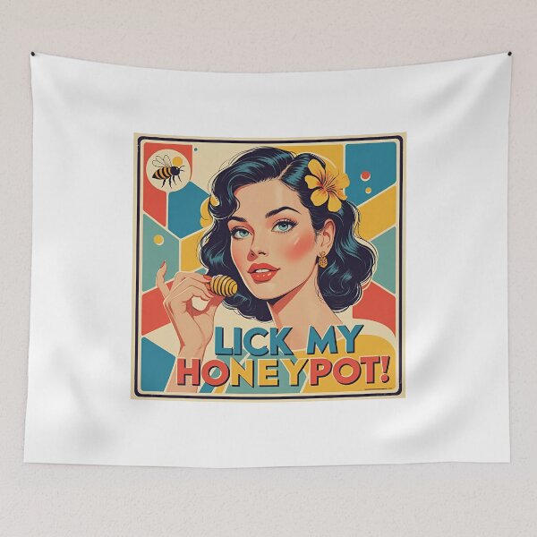Item preview, Lick my honeypot! designed and sold by NicMacTees.