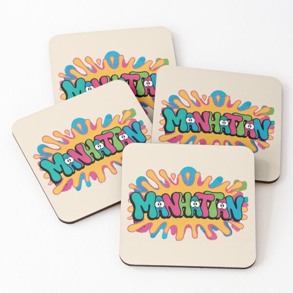 Item preview, Manhattan Graffiti Splash – Playful Street Art designed and sold by Myra365Art.