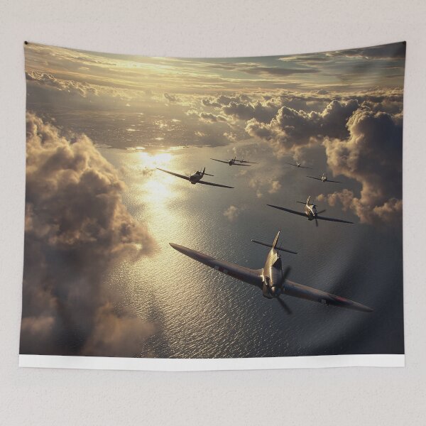 Item preview, Squadron of Hurricanes Fighter Escort designed and sold by Skyframe Aviation.