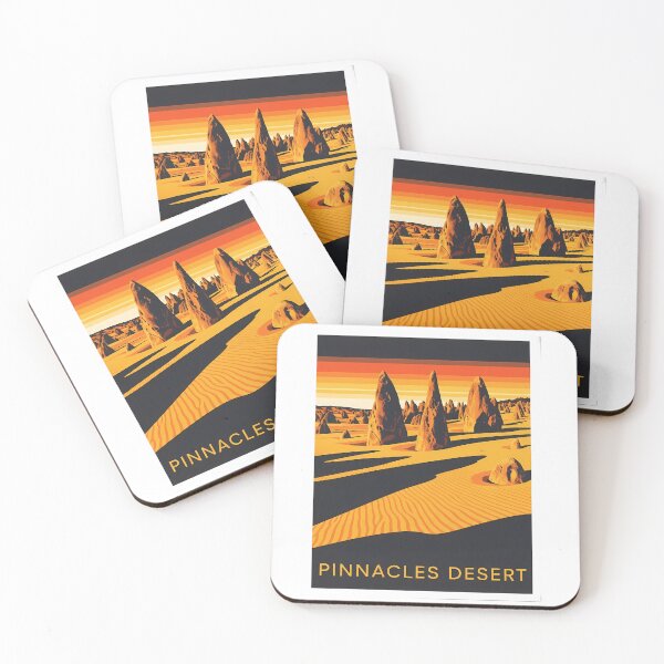 Item preview, The Shape of the Desert: A Minimalist Pinnacles Desert Sunset designed and sold by Digital Dreams Arts.