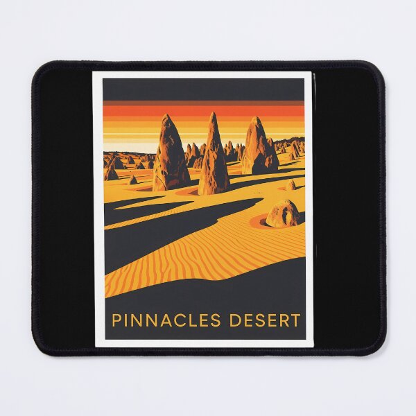 Item preview, The Shape of the Desert: A Minimalist Pinnacles Desert Sunset designed and sold by Digital Dreams Arts.
