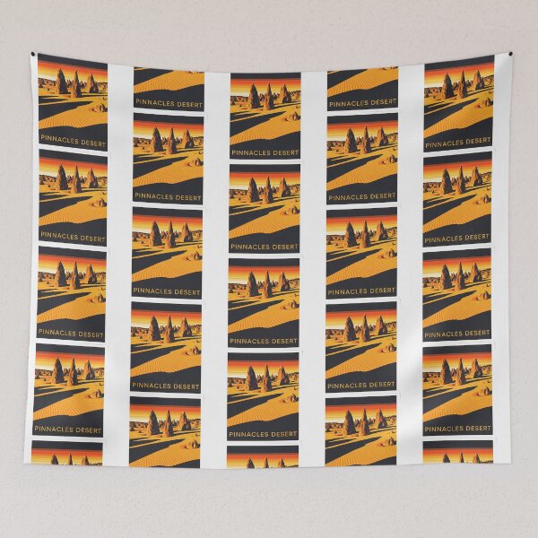 Item preview, The Shape of the Desert: A Minimalist Pinnacles Desert Sunset designed and sold by Digital Dreams Arts.