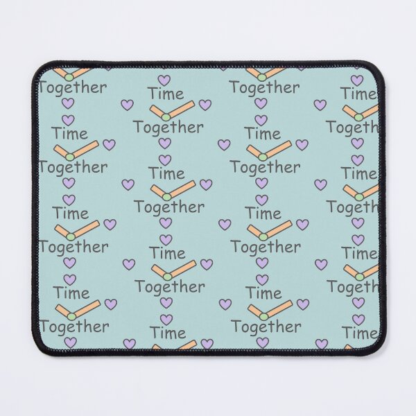 Item preview, Pastel Clock Time Together with Soft Hearts designed and sold by BELLAURY.