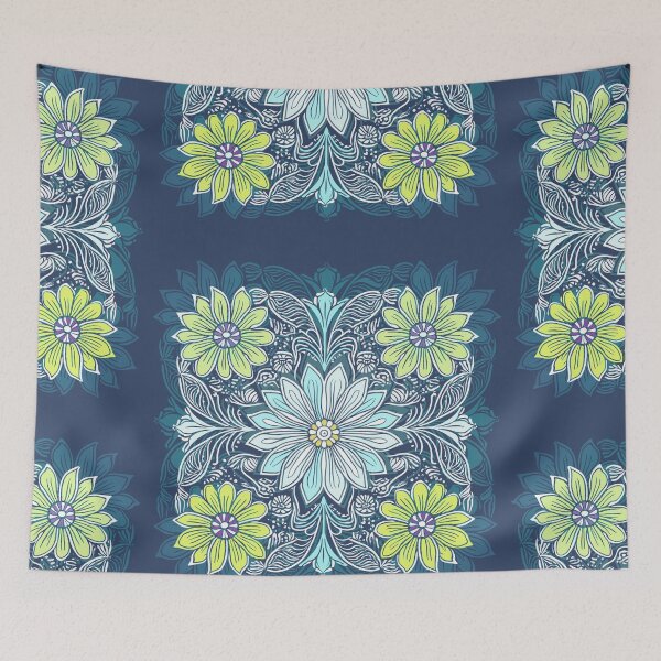 Item preview, Hippie flowers Daisy Batik designed and sold by AuroraXGreen.
