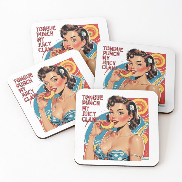 Item preview, Tongue punch my juicy clam! designed and sold by NicMacTees.