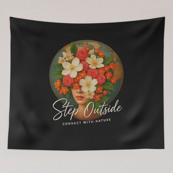 Item preview, Step Outside – Global Blossom Art for Conscious Dreamers, Nature Lovers Ready to Bloom Worldwide designed and sold by AATGShop.