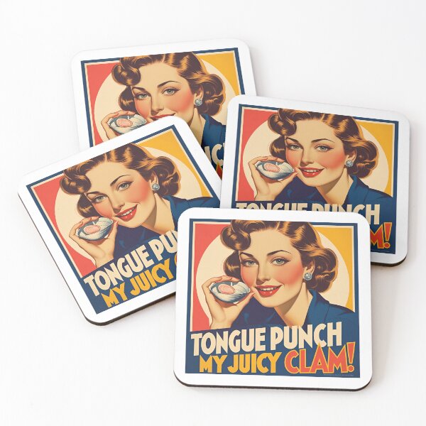 Item preview, Tongue punch my juicy clam! designed and sold by NicMacTees.