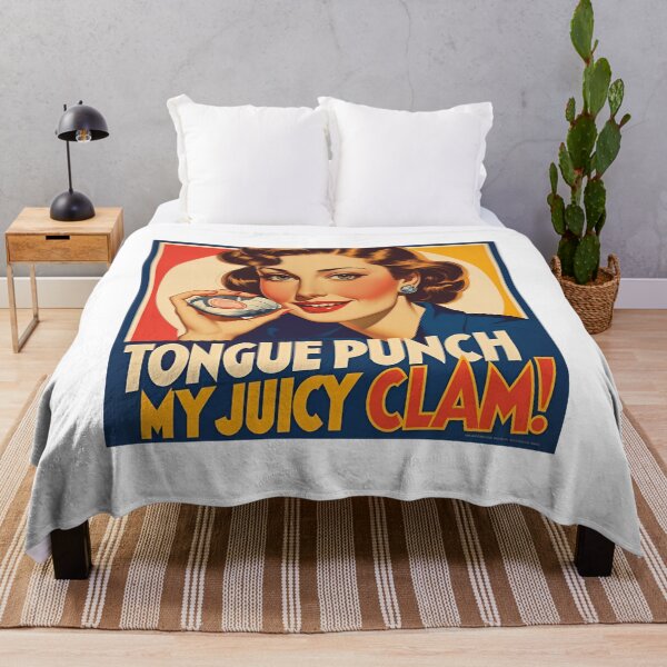 Item preview, Tongue punch my juicy clam! designed and sold by NicMacTees.