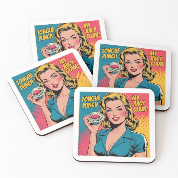 Item preview, Tongue punch my juicy clam! designed and sold by NicMacTees.
