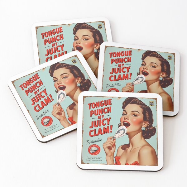 Item preview, Tongue punch my juicy clam! designed and sold by NicMacTees.