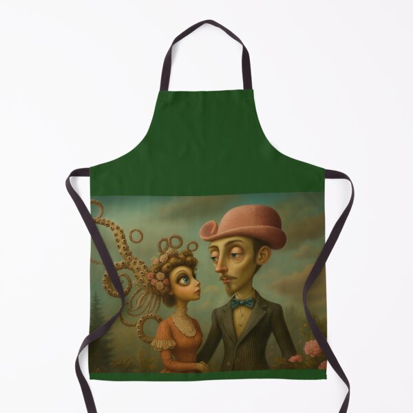 Item preview, The Quiet of Two. Pop Surrealism Art inspired by Mark Ryden. Lowbrow art.. designed and sold by Piagor.