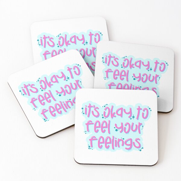 Item preview, It’s ok to feel your feelings design  designed and sold by Sketchy Stickers.
