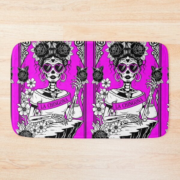 Item preview, Monochrome Catrina Portrait – Day of the Dead Skeleton La Chingona designed and sold by  Ojo de Lilith.