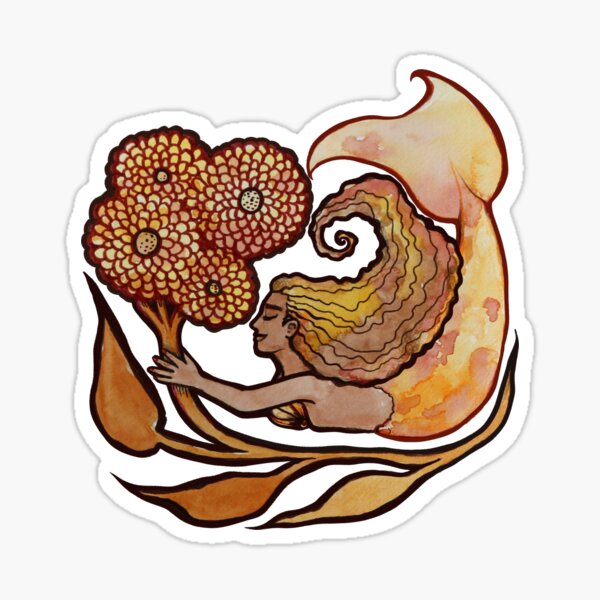 Item preview, Autumn Mermaid  designed and sold by Boog Monst .