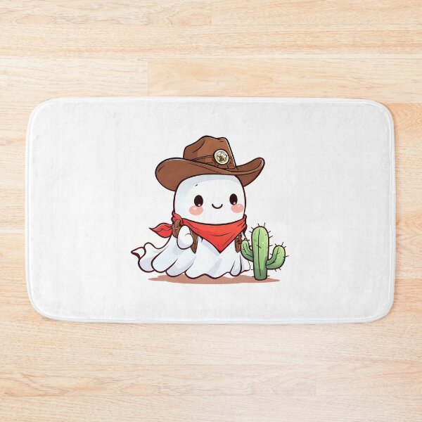 Item preview, Cowboy Ghost Buddy with Cactus designed and sold by The Crazy Cat Lady.