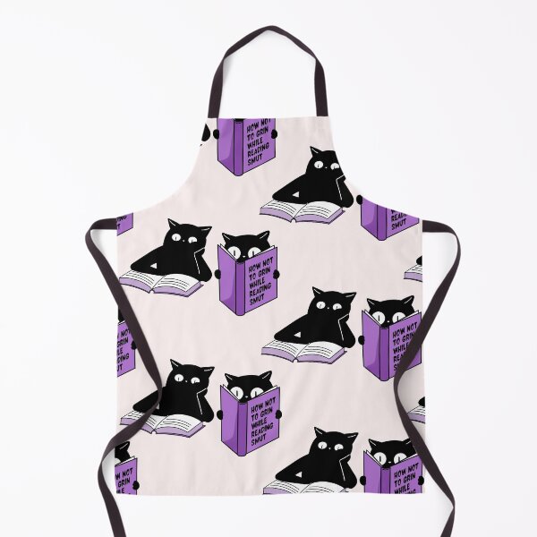 Item preview, bookish reader cat designed and sold by Neadoodles.