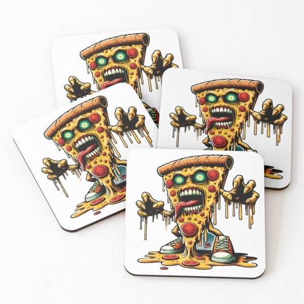 Item preview, "Serial Killer Pizza – Slice of Darkness" designed and sold by Dark Humor Designs Co..