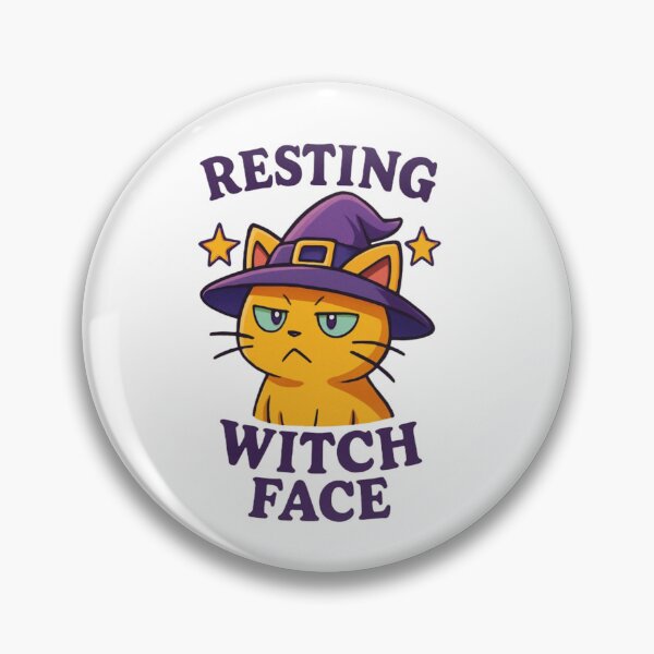 Item preview, Resting Witch Face designed and sold by Whisker Me This.