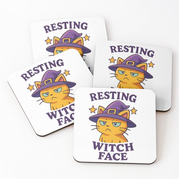 Item preview, Resting Witch Face designed and sold by Whisker Me This.