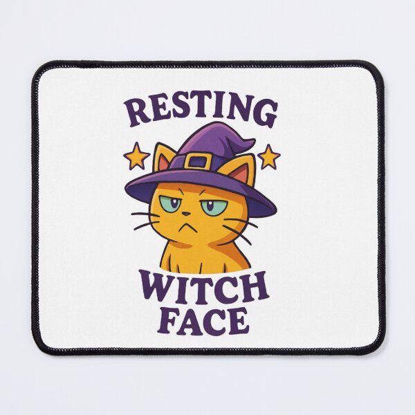 Item preview, Resting Witch Face designed and sold by Whisker Me This.