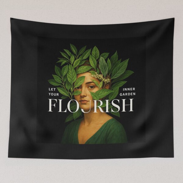 Item preview, “Let Your Inner Garden Flourish  – Self-Growth, Mindful Living & Nature-Inspired Empowerment” designed and sold by AATGShop.