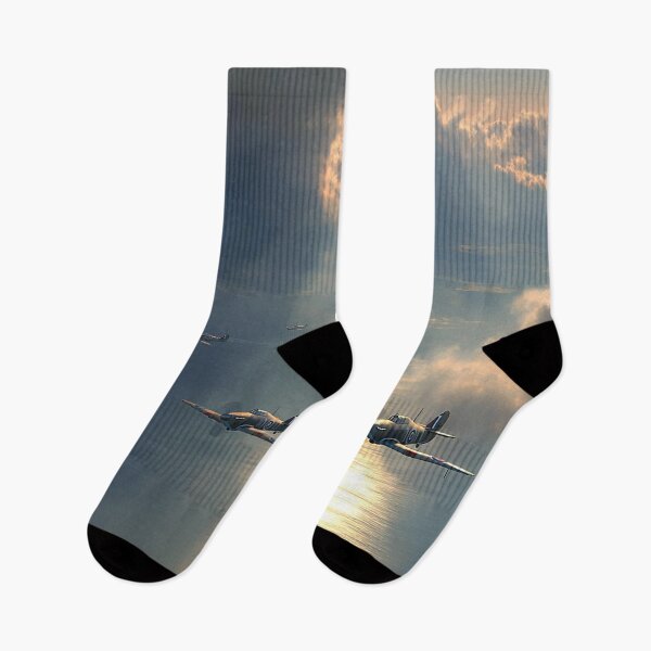 Item preview, Hawker Hurricane Patrol Formation at Dusk designed and sold by Skyframe Aviation.