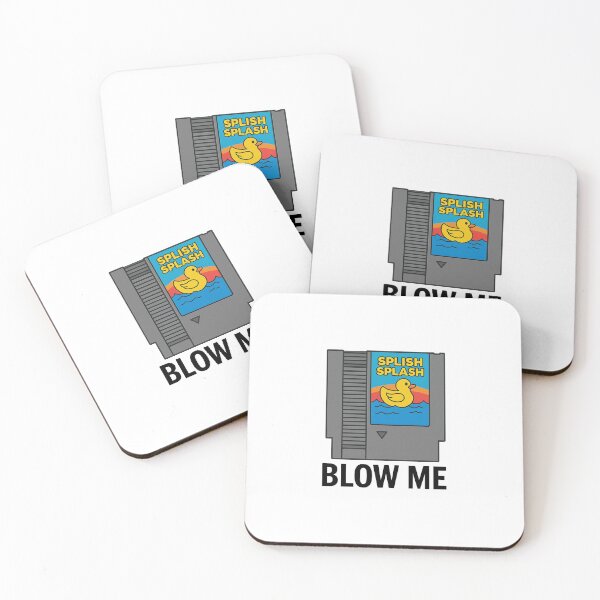 Item preview, Blow Me – Retro NES Cartridge Duck Game Design designed and sold by Uh8meright.
