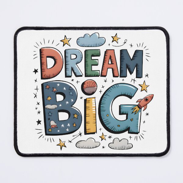 Item preview, dream, dream big, big, dreams, big dreams designed and sold by TrueArtVibes.