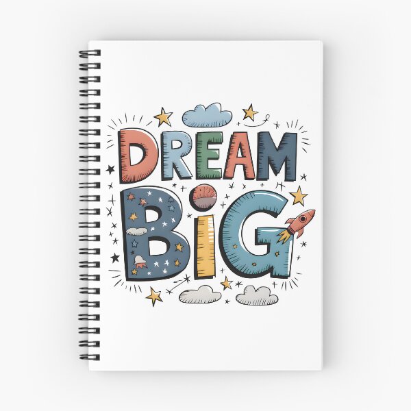 Item preview, dream, dream big, big, dreams, big dreams designed and sold by TrueArtVibes.