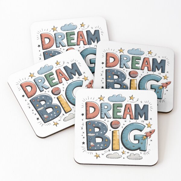 Item preview, dream, dream big, big, dreams, big dreams designed and sold by TrueArtVibes.