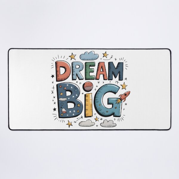 Item preview, dream, dream big, big, dreams, big dreams designed and sold by TrueArtVibes.