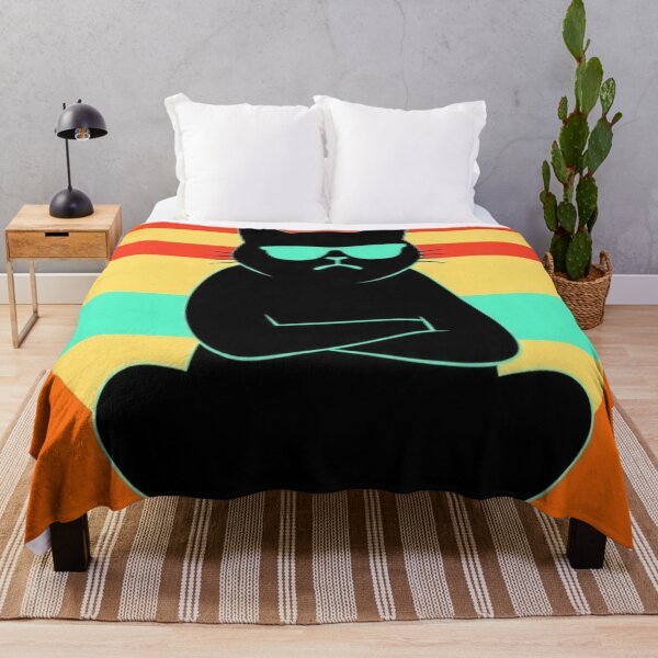Item preview, Retro Sunset Cat | Not Today Human Sarcasm designed and sold by Esterlane.