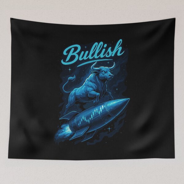 Item preview, Stocks Bull Chart Profit Rocket Gift designed and sold by Pineapple-Tree.