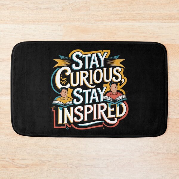 Item preview, Stay Curious, Stay Inspired – Motivation & Growth Mindset designed and sold by robyclub.