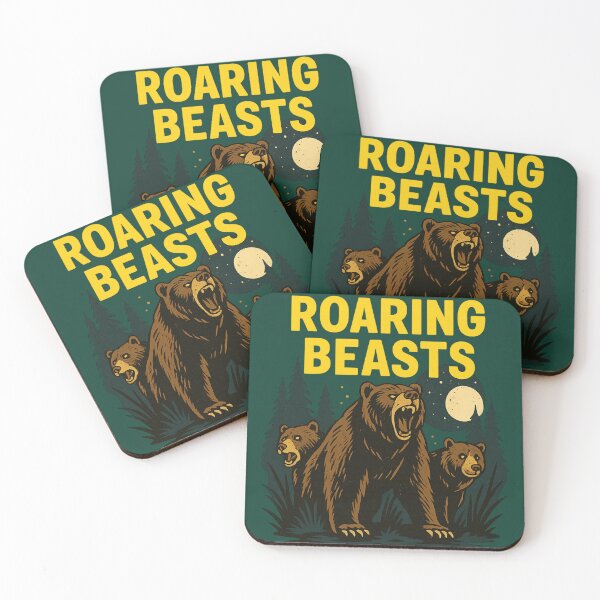 Item preview, Attack of the Roaring Beasts designed and sold by Camp Chaos by Wharf Wreckers.