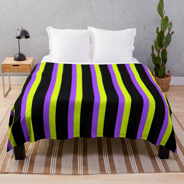 Item preview, Halloween Orange Purple Lime 70s Stripe 3 designed and sold by Sharon Schwalbe.