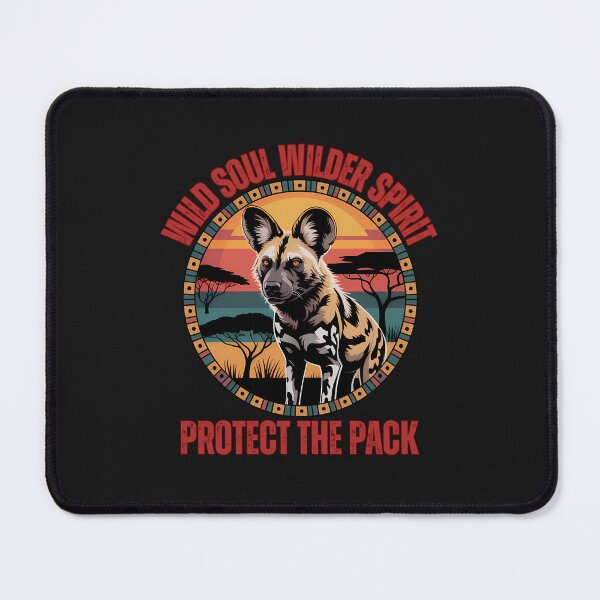 Item preview, Protect the Pack: African Wild Dog Sunset Conservation Art designed and sold by elynne9.