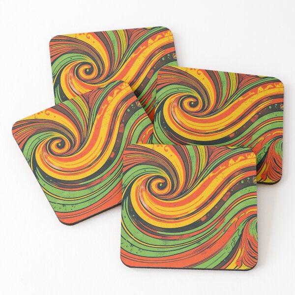 Item preview, Retro Style Groovy Lines Pattern designed and sold by Lovemountain.