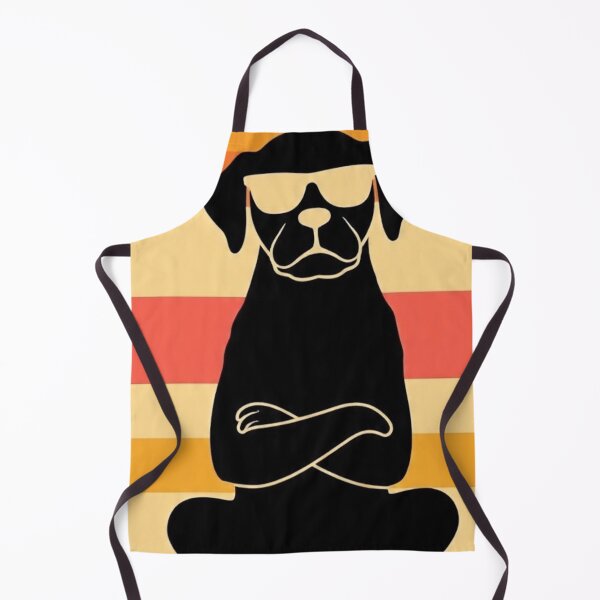 Item preview, Furry Dog Sass | 80s Sunset Dog Art Print designed and sold by Esterlane.