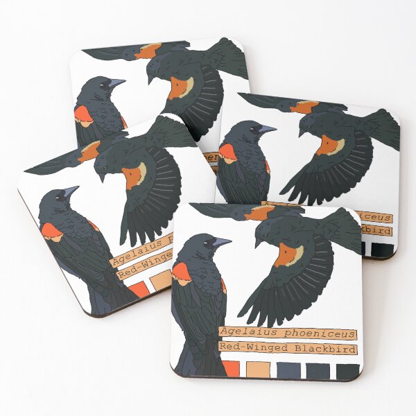 Item preview, Red-Wing Blackbird Color Study designed and sold by Tyler Kemp.