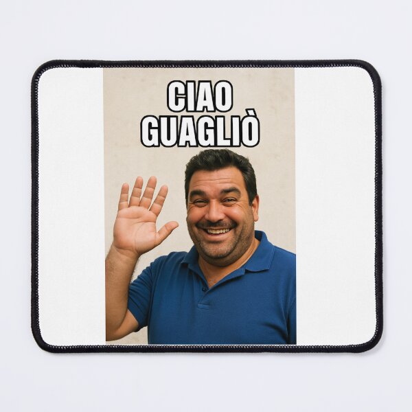 Item preview, Hello Guaglio - Bold Italian Greeting Art designed and sold by MyGrandmaSaid.