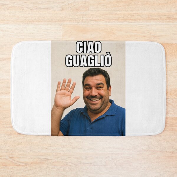 Item preview, Hello Guaglio - Bold Italian Greeting Art designed and sold by MyGrandmaSaid.