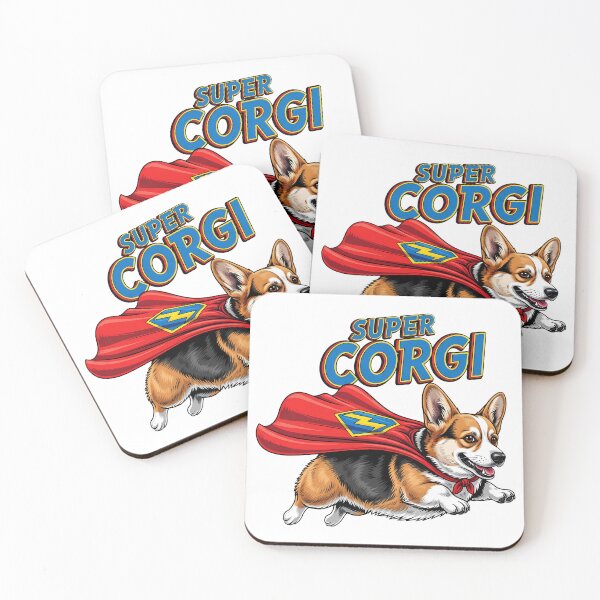 Item preview, Super Corgi Flying Superhero Dog designed and sold by zoughlal.