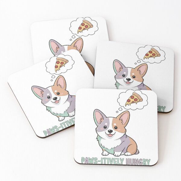 Item preview, Pawsitively Hungry Corgi Pizza Lover designed and sold by zoughlal.